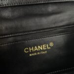 Chanel 24B AS5129 Metallic Lambskin Butterfly Evening Bag Black - Image 7