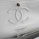 Chanel Classic 11.12 Handbag Caviar Silver Hardware - Image 6