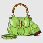 Gucci Bamboo 1947 mini python bag - Image 6