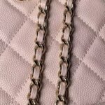 Chanel 24S AP4000 Mini Clutch with Chain Crossbody Bag Light Pink Caviar Light Gold Hardware - Image 6
