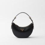 Prada Arqué Small Leather Shoulder Bag