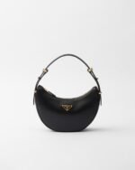Prada Arqué Small Leather Shoulder Bag