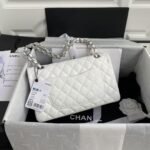 Chanel Classic 11.12 Handbag Caviar Silver Hardware - Image 2