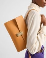 Prada Soft Sound Medium Leather Shoulder Bag - Image 6