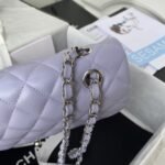Chanel Classic 11.12 Handbag Silver Hardware - Image 3