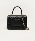 CHANEL MINI FLAP BAG WITH TOP HANDLE - Image 4