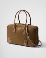 Prada Re-Edition 1978 Large Re-Nylon and Saffiano Leather Two-Handle Bag - Image 2