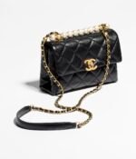 CHANEL MINI FLAP BAG WITH TOP HANDLE - Image 2