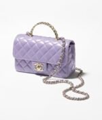 CHANEL MINI FLAP BAG WITH TOP HANDLE - Image 2