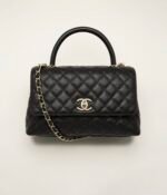 CHANEL LARGE FLAP BAG WITH TOP HANDLE