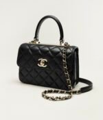 CHANEL MINI FLAP BAG WITH TOP HANDLE - Image 2