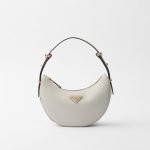 Prada Arqué Small Leather Shoulder Bag