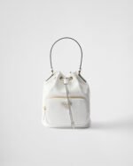 Prada Duet Naplak Patent Leather Bucket Bag
