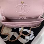Chanel Small Classic Handbag Gold Hardware - Image 6