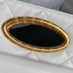Chanel 24B AS5038 Lambskin Clutch White - Image 6