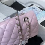 Chanel Classic 11.12 Handbag Silver Hardware - Image 6