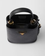 Prada Panier Saffiano Leather Mini-Bag - Image 3