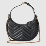 GG Marmont Half-Moon-Shaped Mini Bag - Image 4