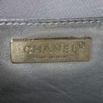Chanel 24C AS4579 Star Bag Metallic Silver Lambskin Gold Hardware - Image 8