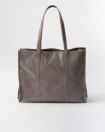 Prada Large Leather Tote Bag - Image 5