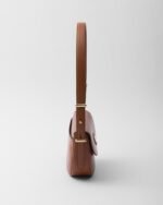 Prada Arqué Leather Shoulder Bag With Flap - Image 2