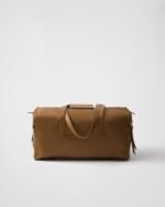 Large Re-Nylon Top-Handle Bag With Padlock - Image 4