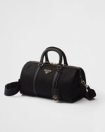 Prada Re-Edition 1978 Medium Re-Nylon and Saffiano Leather Top-Handle Bag - Image 2
