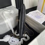 Chanel 24B AS5038 Lambskin Clutch Black - Image 7