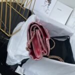 Chanel 24B AS5129 Metallic Lambskin Butterfly Evening Bag Metallic Pink - Image 5