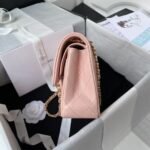 Chanel Small Classic Handbag Caviar Gold Hardware - Image 4