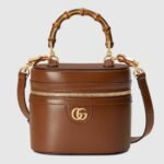 Mini bamboo shoulder bag
