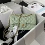 Chanel Small Classic Handbag Caviar Gold Hardware