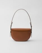 Prada Arqué Leather Shoulder Bag With Flap - Image 4