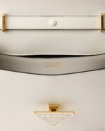 Saffiano Leather Flap Shoulder Bag - Image 3