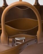Prada Buckle Small Leather Handbag With Belt - Image 3