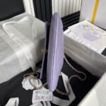 Chanel 24B AS5038 Lambskin Clutch Purple - Image 5