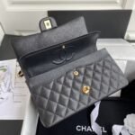 Chanel Classic 11.12 Handbag Caviar Gold Hardware - Image 5