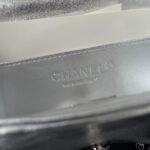 Chanel 24B AS5129 Metallic Lambskin Butterfly Evening Bag Metallic Silver - Image 8