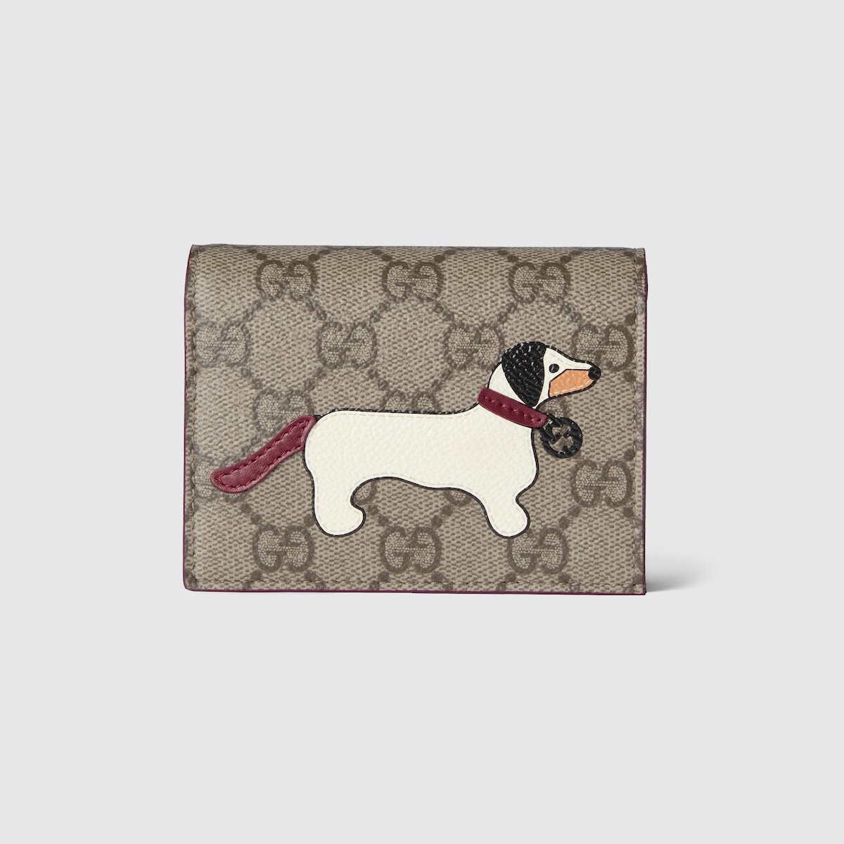 c8a0941e06164ade892adf24c6154b02.jpg GG Mini Wallet With Dog Detail - Image 1