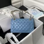 Chanel Small Classic Handbag Gold Hardware - Image 2