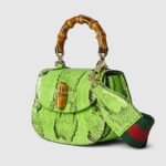Gucci Bamboo 1947 mini python bag - Image 4