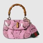 Gucci Bamboo 1947 small python bag - Image 2