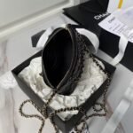 Chanel 24B AP3354 Calfskin Chain Clutch Black - Image 4