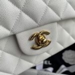Chanel Classic 11.12 Handbag Gold Hardware - Image 3