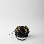 Prada Dangle Leather Top-Handle Mini-Bag