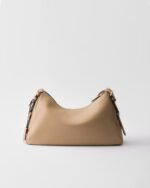 Prada Aimée Large Leather Shoulder Bag - Image 3