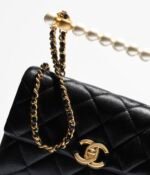 CHANEL MINI FLAP BAG WITH TOP HANDLE - Image 4