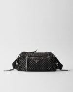 Re-Nylon Bag With Studs