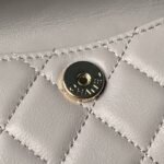 Chanel 24C AP3573 Mini Backpack Lambskin Gold Metal Grey - Image 7