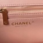 Chanel 24A AS4924 Mini Flap Bag With Top Handle Pink - Image 8